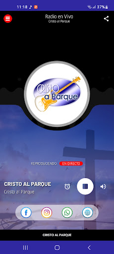 Android application Cristo al Parque screenshort