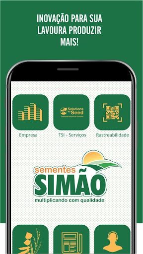 Android application Sementes Simão screenshort