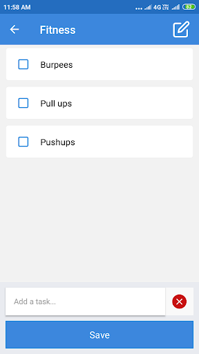 Prolists - Checklists & Tasks Screen 2