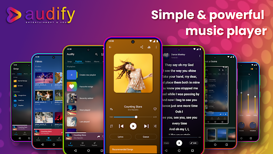 Music Player – Audify Player MOD APK (Pro Unlocked) Download 9