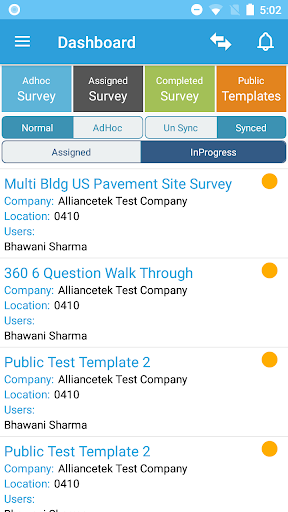 go-eview Screen 2