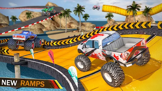 Monster Truck Stunts:Car Games