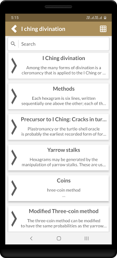I ching divination Screen 2
