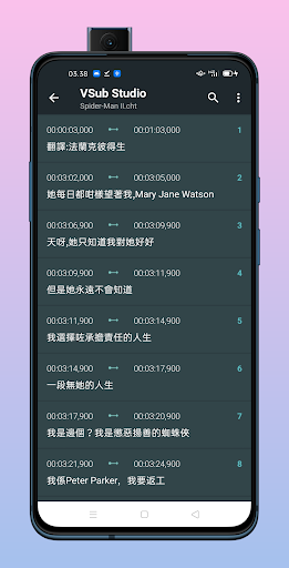 VSub Studio Screen 3