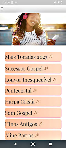 Músicas Gospel Louvor Screenshot 1 - AppWisp.com