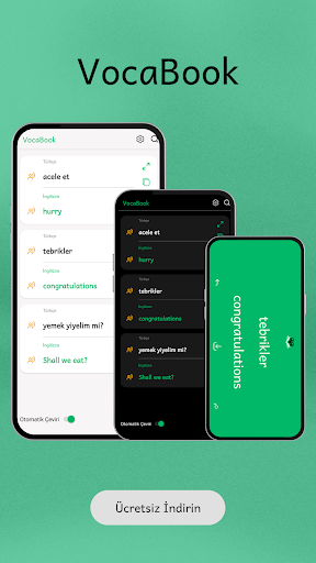 Android application VocaBook - Kelime Defteri screenshort