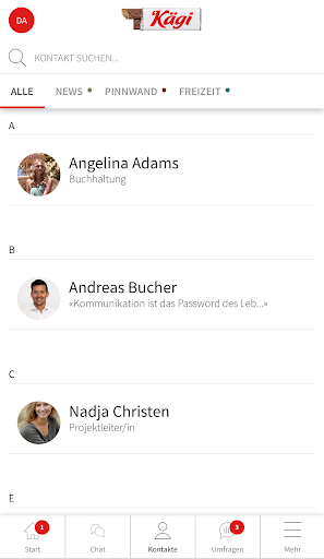 Kägi App Screen 2