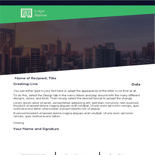 Business Letter Templates Screen 3