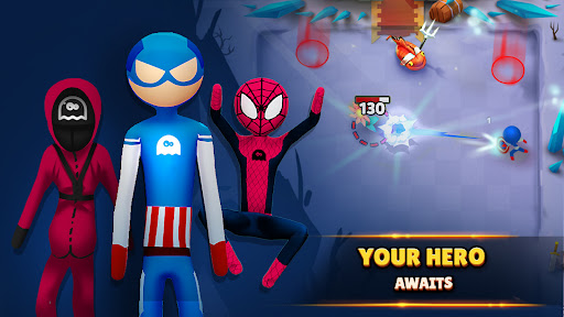 Superhero Stickman: Battle RPG 1.6.13 screenshots 1