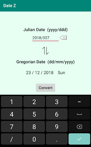 Julian Gregorian Date Converte