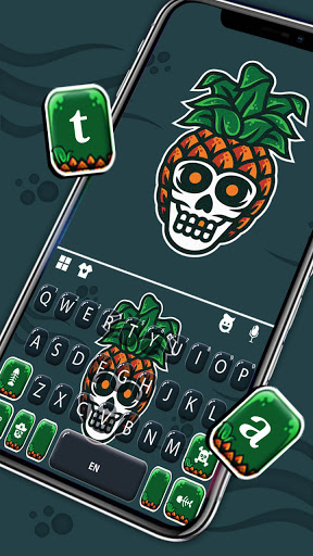 Fun Pineapple Skull Keyboard B Screen 2