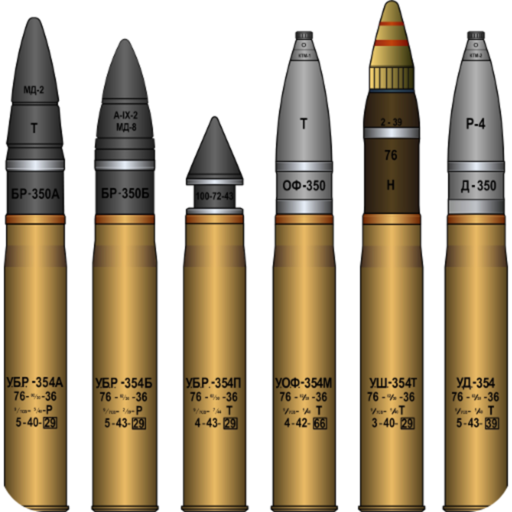 Artillery Ammunition Comparison (by Caliber) 