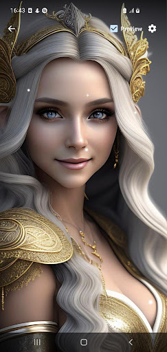 Goddess Live Wallpaper Screen 3