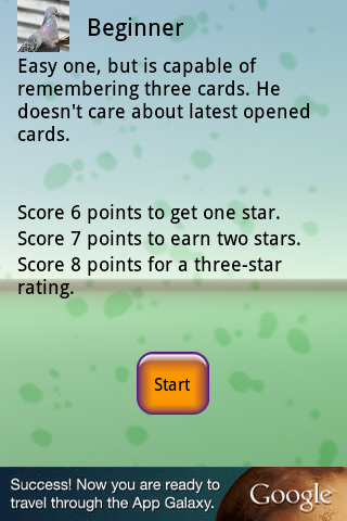 Memory Challenge Screen 3
