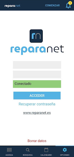 Android application Reparanet screenshort