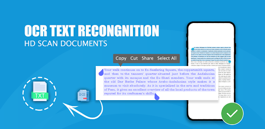 Scanner Document- Cam OCR, PDF
