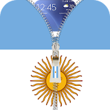 Argentina flag zip Lock Screen icon