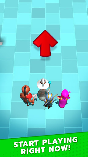 Android application Great Battle:humans vs trolls. screenshort
