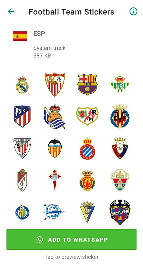 Football team Stickersのおすすめ画像5