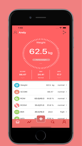 Smart Body Scale Screen 2