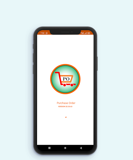 Android application Purchase Order screenshort
