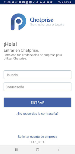 Android application Chatprise screenshort