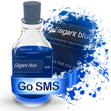 Elegant blue S.M.S. Theme icon