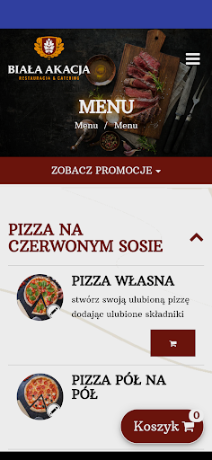Restauracja Biała Akacja Screen 2