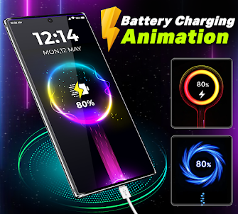 9D Battery Charging Animation