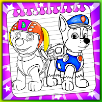 Patrol Drawing Paw Puppy