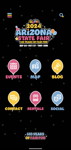 Android application Arizona State Fair screenshort