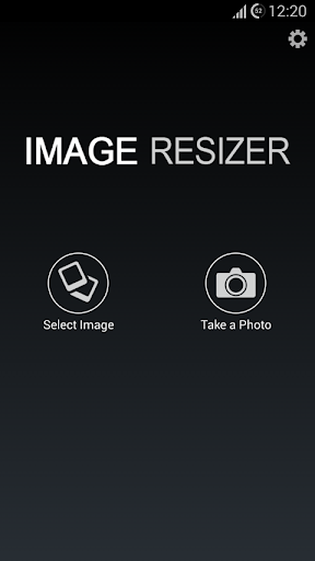 Android application Image Resizer screenshort