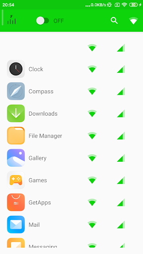 Android application FocusNet- No Root Firewall screenshort