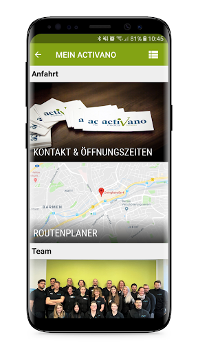 Android application activano Wuppertal screenshort