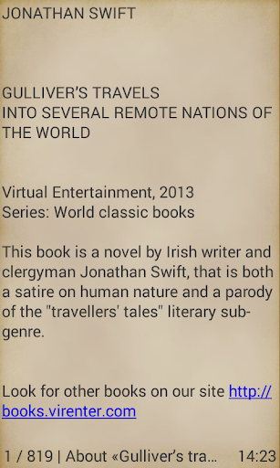 Gulliver’s travels Screen 2