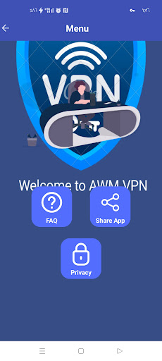 AWM VPN security Screen 3