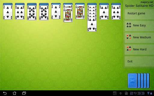 Spider Solitaire HD Screen 3