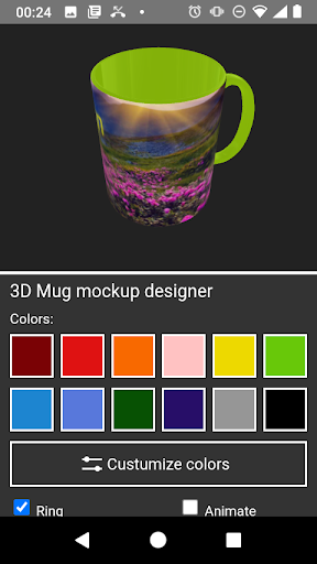 3D Mug Mockup Designer Screen 3