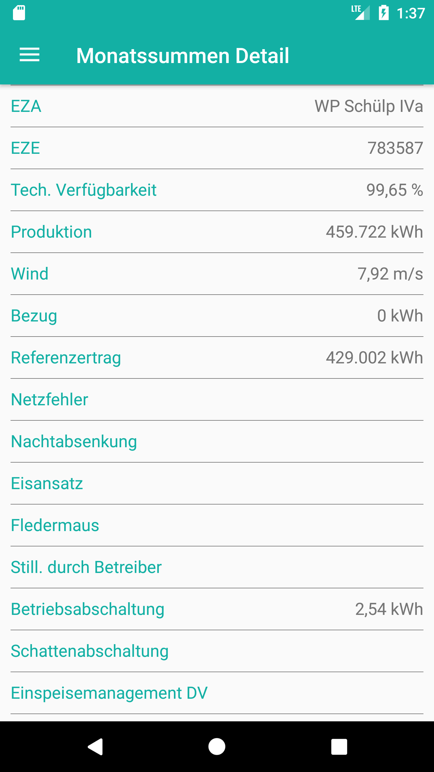 Android application WEO - Windenergie Online screenshort