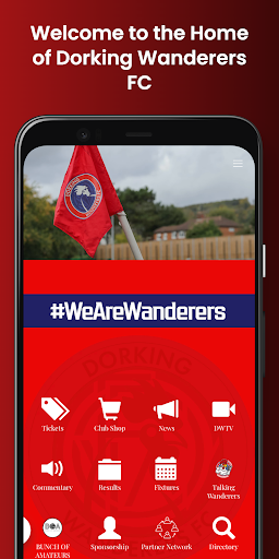 Android application Dorking Wanderers FC screenshort