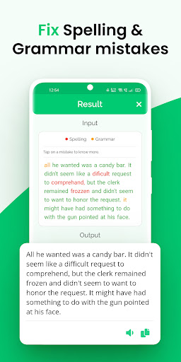 Android application AICheck : Grammar Checker screenshort