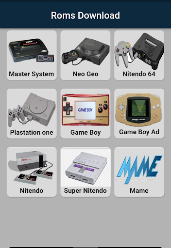Roms Download Screen 2