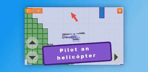 Android application Helicopter Challenge screenshort