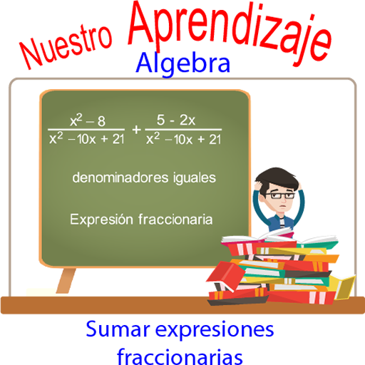 Sumar expresiones fraccionaria logo