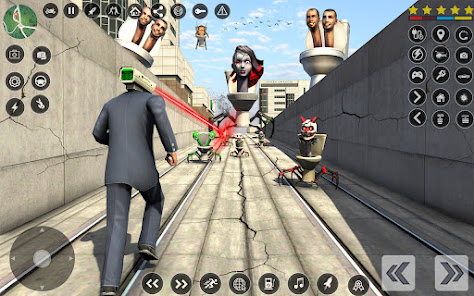 Toilet Gangster NYC Crime Game 1.0 APK + Mod (Unlimited money) untuk android