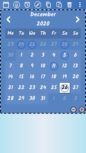 Calendar Notes Screen 2