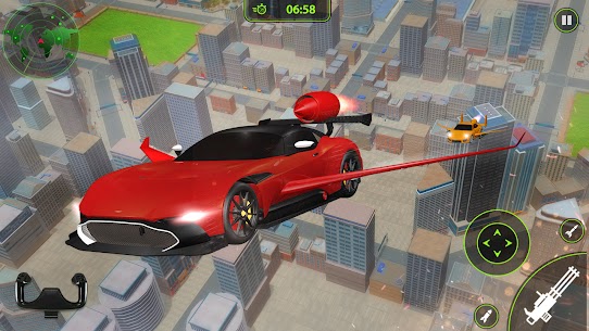 Flying Car Shooting- Real Car Flying Game Mod Apk 1.4 (A Lot of Money) 5
