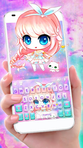 Android application Anime Kawaii Girl Theme screenshort