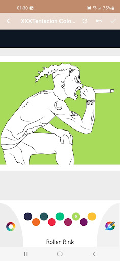 XXXTentacion Coloring Book Screen 3