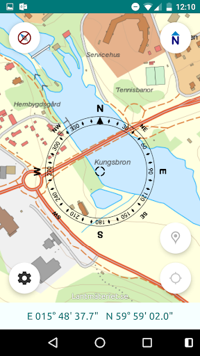 Android application SweMaps screenshort